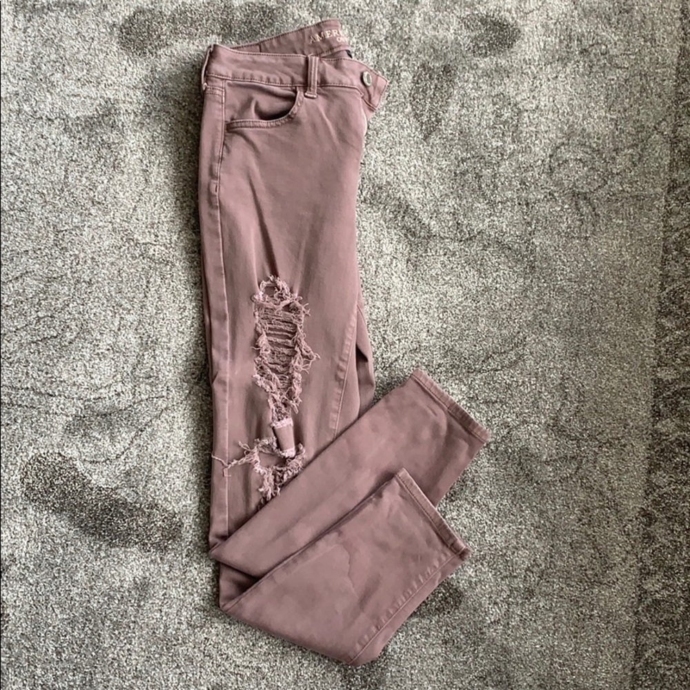 American Eagle-Rosè coloured Jeggings!